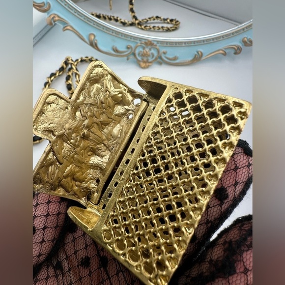 Anthropologie Mini Double Chain Charm Belt/Bag display picture 1